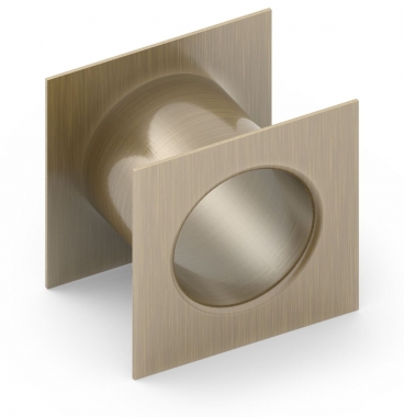 ventilační kroužek METAL-BUD hranatý, patina