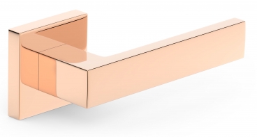 interiérová klika METAL-BUD Cube Q, Premium, měď PVD