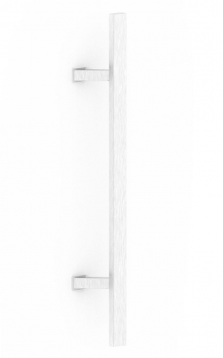 dveřní madlo METAL-BUD 4x2/50cm, zkosené, obdelníkové, inox